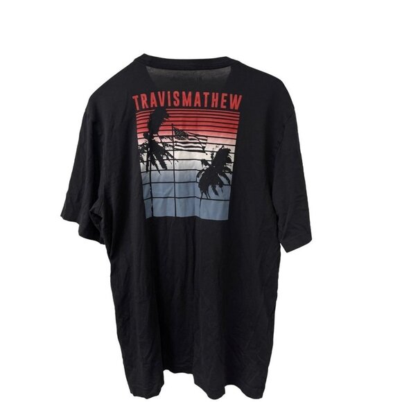 Travis Mathew Our House Tee Casual Golf Flag Athletic Stretchy Men’s Large - Picture 4 of 7